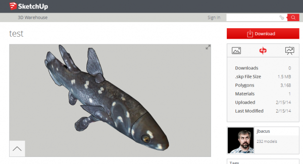 nouvelle banque d'image 3D sketchup page simple